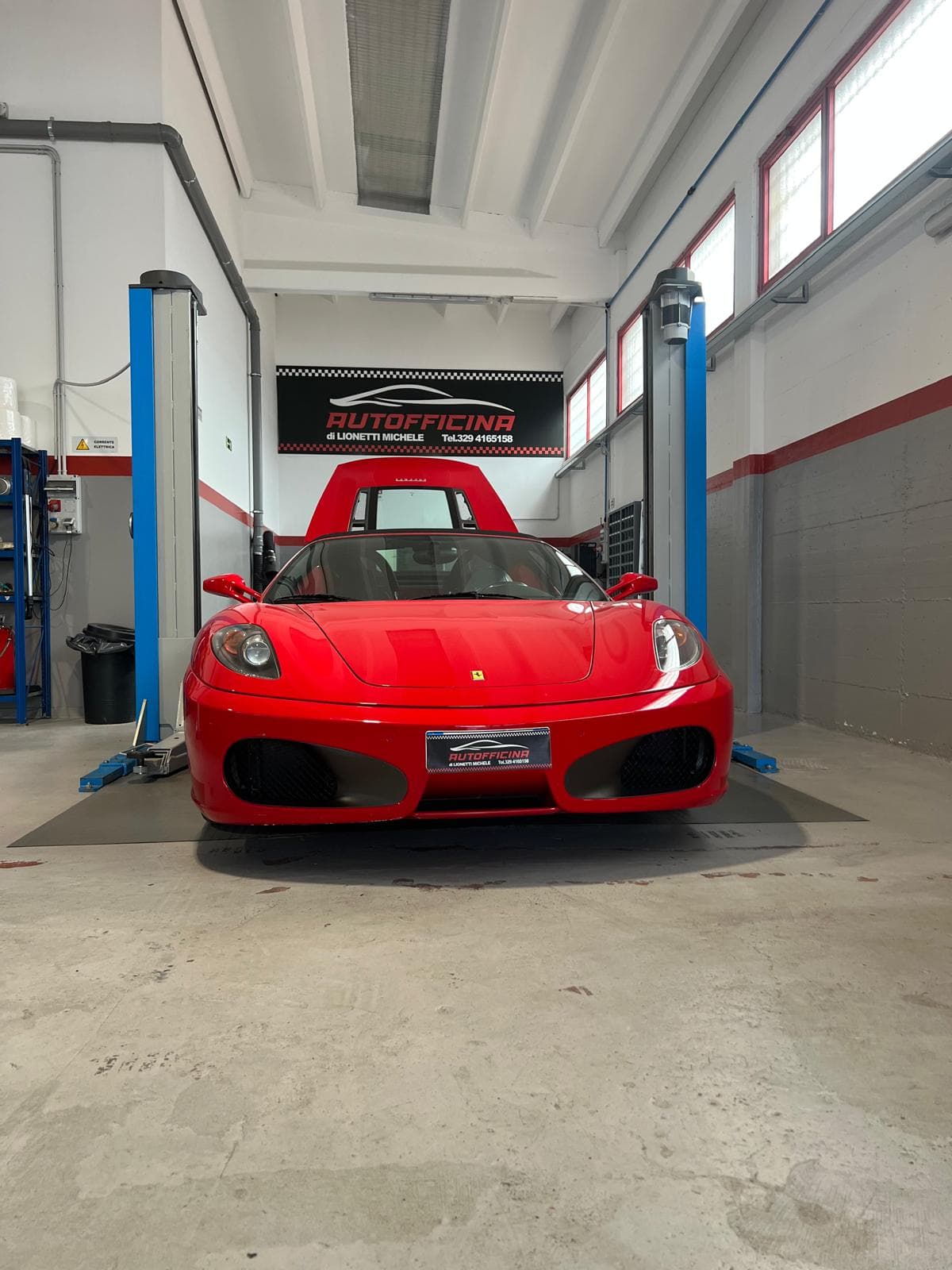 Ferrari F430 in officina